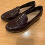 Clarke's burgundy patent leather loafers (U.K. 4) Image 2