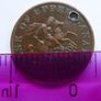 1852 Bank Of Upper Canada One Half Penny Token Image 5