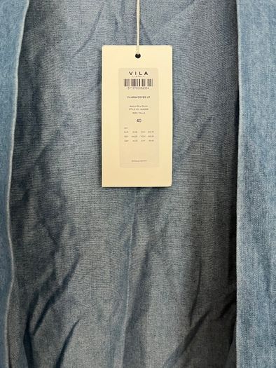 New Denim Kimono Style Jacket with tie Belt