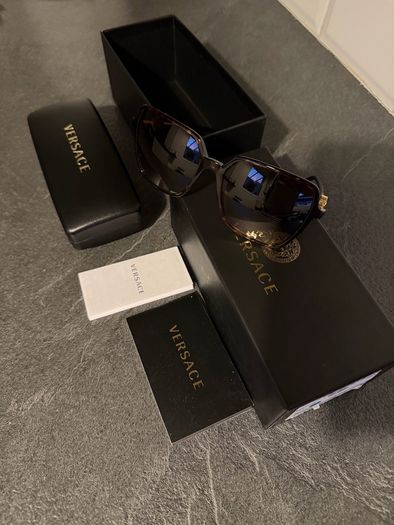 Versace dark Havana sunglasses NEW