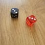 Dice:2pc 6-sided set Image 2