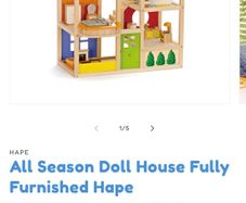 All Season Doll House Fully Furnished Hape