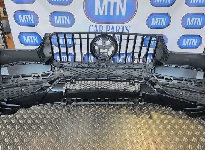 Front Bumper For A Mercedes Gle 2020-2024 Amg Line W167 With Gtr Grill C197 Black