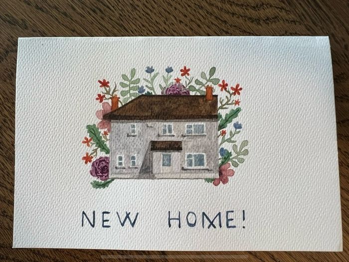 Custom Home Watercolour Painting