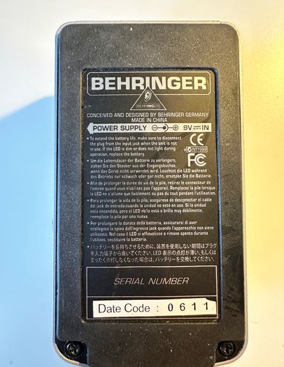 Behringer Digital Multi FX Guitar Pedal