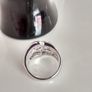 Platinum Plated Crystal Ring Image 5
