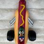 Disney Store Mickey Mouse Racers Disney The Roadster Racers Mickey's Hot Diggity Dogster Ricercar Racer Racing Hotdog approx. 11.5 cm length Used Please see photos Image 4
