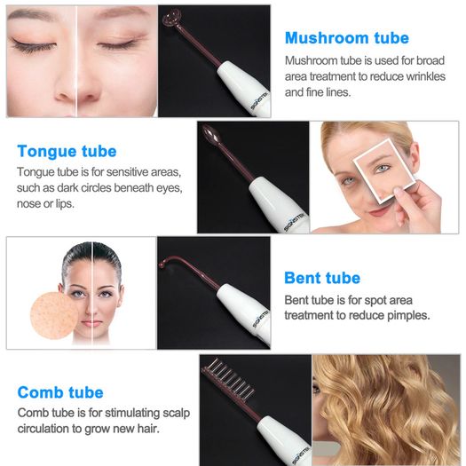 Portable High Frequency Face Wand Facial Machine