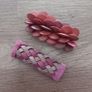 Vintage Suede / Wood Hairslides Image 3