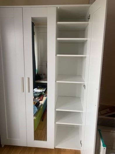BRIMNES Wardrobe 3 doors