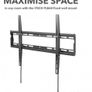 iTECH Wall Mount Fixed Vesa for 37" to 80" TV's | PLB60B Image 2