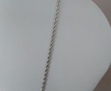 Stainless Steel Twisted Rope Chain - 30" 2.4mm