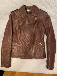 Mulberry leather jacket