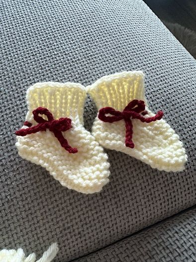 crochet baby dress headband and little socks