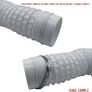 PVC Flexible Hose 125mm - 5 inch Universal Tumble Drier, Cooker Hood, Extractor Fan, Air Conditioner Hose - 3 Metre Length Image 2
