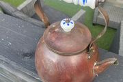 small copper kettle