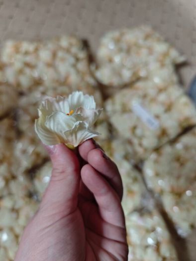 cream pale yellow faux flowers wholesale bundle