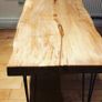 Handmade Live edge/ hardwood industrial Office desks Image 5