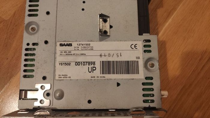 Controller Audio Radio for Saab 9-3