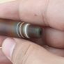 Vintage Yemeni Suliemani Natural Stripe Pattern Agate Bead Image 9