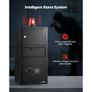 3.6 Cubic Feet Drop Safe, Large Capacity Front Drop Slot Safe Box with Digital Keypad, Heavy Duty 3 Tiers Cash Depository Box with Spare Keys for Cash Image 2