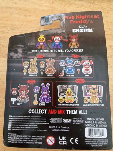 BRAND NEW Five Nights at Freddys  Snaps Bonnie Action Figure
