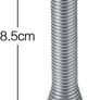 5 Pack 85 mm Spring Door Stop Metal Door Stoppers with Screws and Base Plate (FREE POSTAGE) Image 5