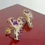 Silver Harry Ivens Amethyst & Zircon Statement Set Image 10
