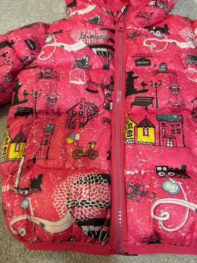 Pink girl jacket size 12-24 m