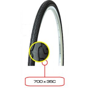 Coyote 700 X 35c Black Slick Mi2705