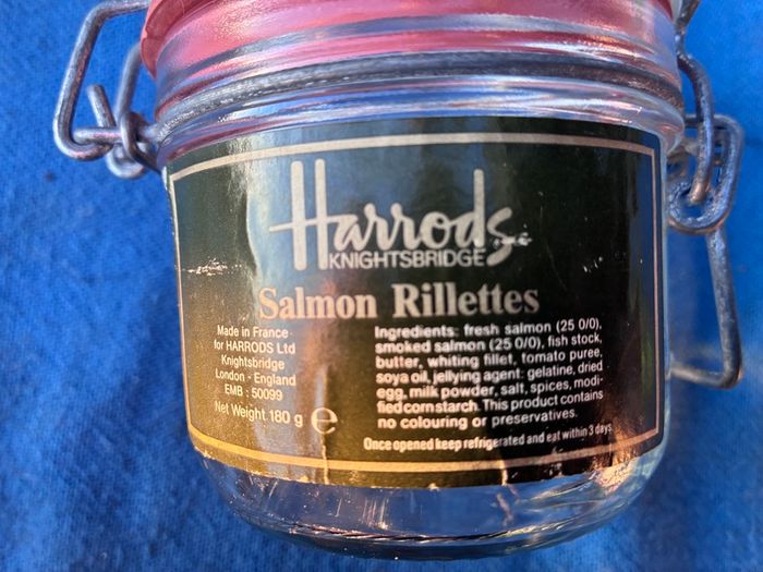 Vintage Le Parfait Harrods jar