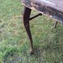 Old folding card table Image 9