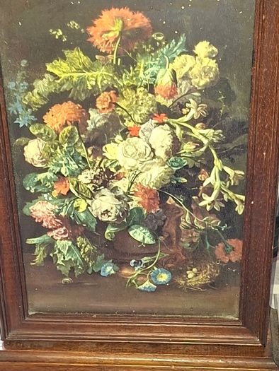 Beautiful Old Floral Wooden Wall Mounted Cabinet Key Holder, Postage Available or Collection, Lots more Coins, Notes, Antiques and Collectables including Oil Lamps in my other ads