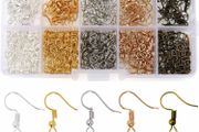 Earring Hooks, Jump Rings, 1150Pcs Earring Making Kit for DIY Earring