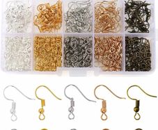 Earring Hooks, Jump Rings, 1150Pcs Earring Making Kit for DIY Earring