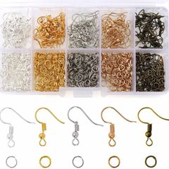 Earring Hooks, Jump Rings, 1150Pcs Earring Making Kit for DIY Earring