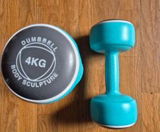 Pair of 4kg dumbbells