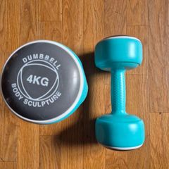 Pair of 4kg dumbbells