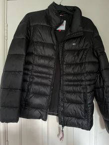 Brand new black Tommy Hilfiger black puffer jacket
