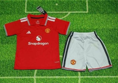 Manchester united kids football jersey size 3 to 14 years old