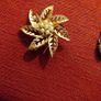 Gold plated brooches Image 2