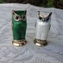 David Anderson Mid Century Sterling Silver Enamel Salt and Pepper Image 3