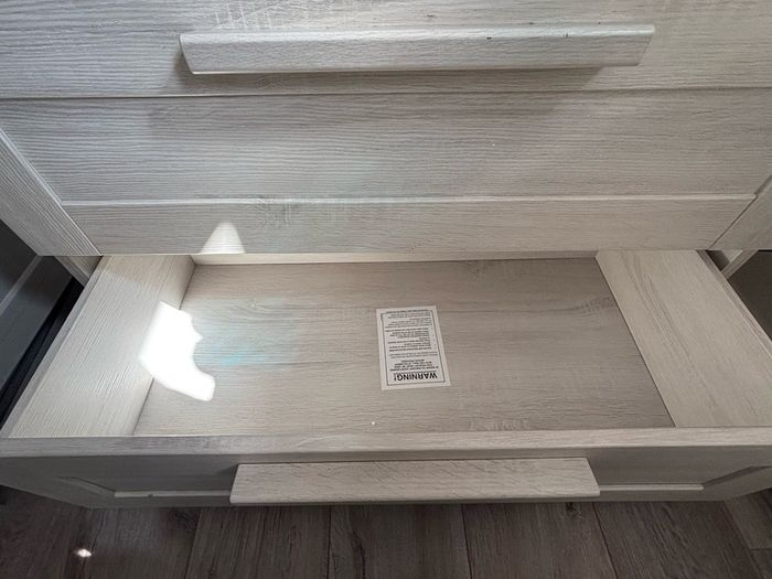 Atlas 3 Drawer Dresser & Changing Unit - Nimbus White