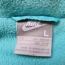 Nike fleece puffer vest Size large girls 26" long turquoise in excellent condition Image 7