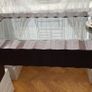 coffee table - solid wood and glass Image 5