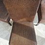 Set of 4 Woven Rattan Dining Chairs Image 5