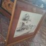 Framed Pencil Sketch of Capel St Bridge Image 3