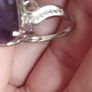 Vintage 925 Cocktail Ring with Large Amethyst. Image 7