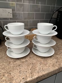 coffee cups & saucers