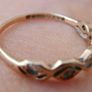Vintage 9ct Solid Gold 375 5-Stone  Gemstone Ring Image 2